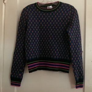 Red Valentino Wool Printed Sweater xs riverdale Betty Cooper Elena Gilbert